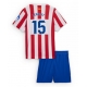 Maillot de foot Atletico Madrid Clement Lenglet #15 Domicile vêtements enfant 2025-26 Manches Courtes (+ pantalon court)